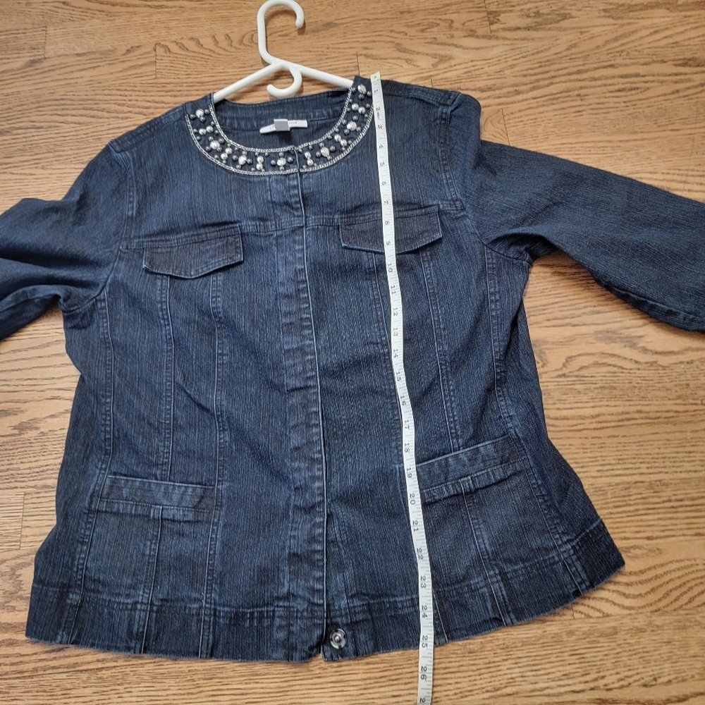 JM Collection Denim Jacket - Picture 9 of 9
